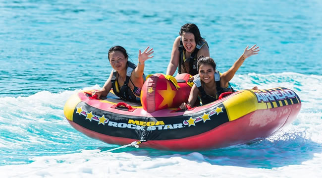 沖縄マリンスポーツ・アクティビティ専門店マリンアイランド｜マリンチューブ体験